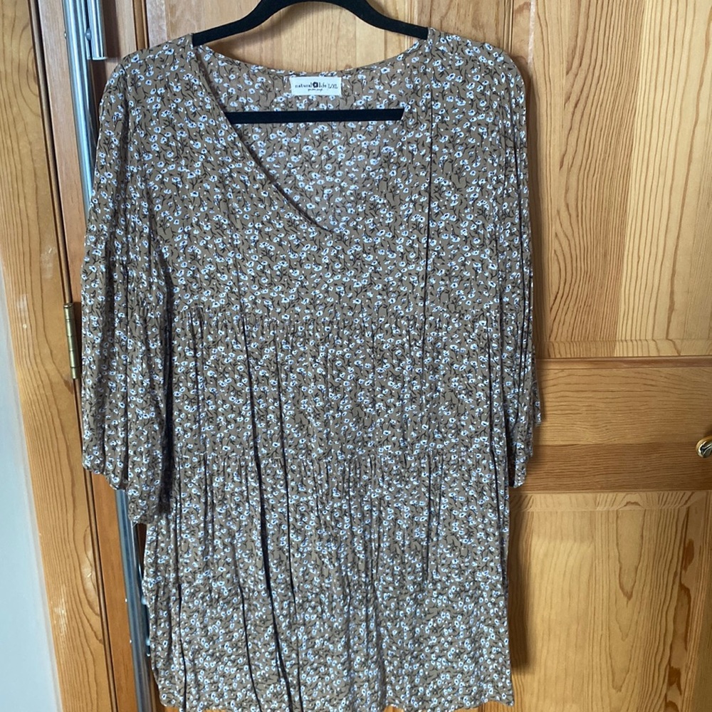 Natural Life boho style mini dress.